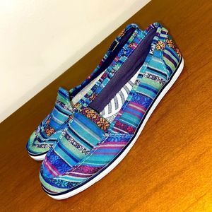 Keds Multicolor Striped Slip-On Shoes